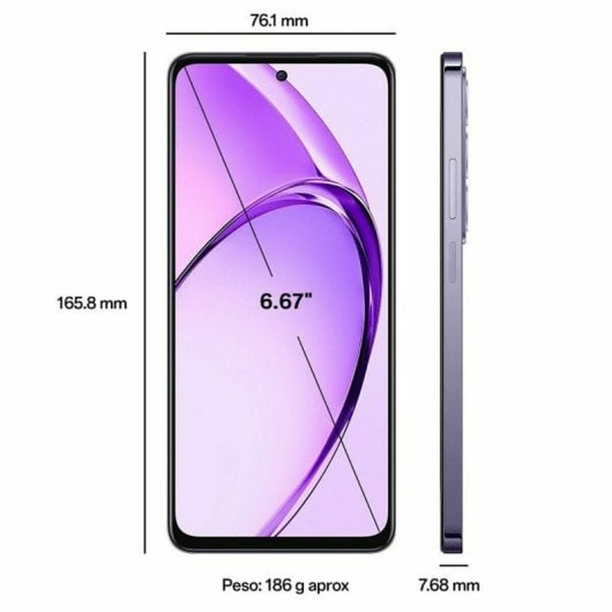 Smartphone Oppo A80 5G 6,67" 8 GB RAM 256 GB Purple