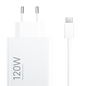 Зарядно устройство за телефон Xiaomi 120W HyperCharge Combo, USB-A, USB-C, бяло (BHR9462EU)